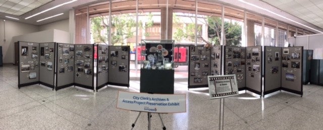 City Administartion Building display of the historical festival of photos