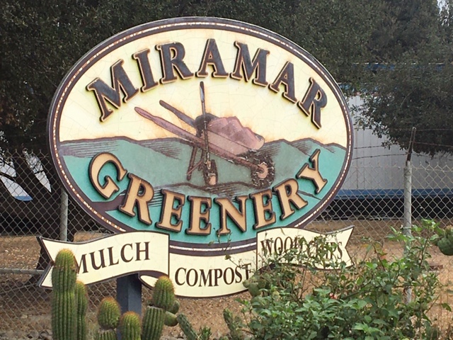 Miramar Greenery sign