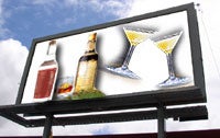 Photo of Alcoholic Billboard Advertisement
