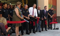 Photo taken at Fire Station 45 ribbon-cutting ceremony