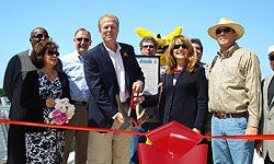 Photo of Mike Gotch Memorial Bridge Ribbon Cutting Ceremony