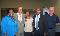 Photo of Mike Gotch Memorial Bridge Ribbon Cutting Ceremony