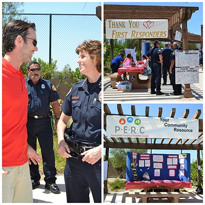 Photo 1 of 1: Councilmember Kersey at the First Responder Thank You Barbeque
