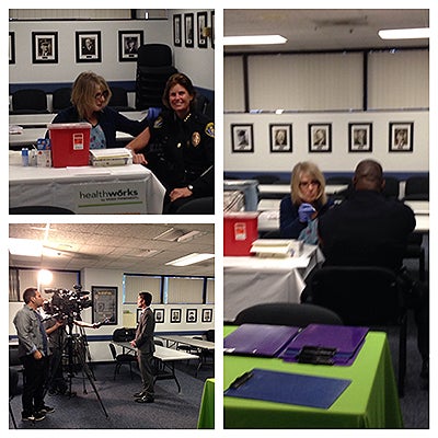 Photo 1 of 1: Councilmember Kersey at the Palomar Health Flu Clinic
