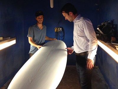 Photo 1 of 1: Councilmember Kersey Visiting Shaper Studios