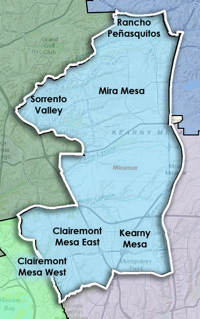 Map of Council District 6 Neighborhoods