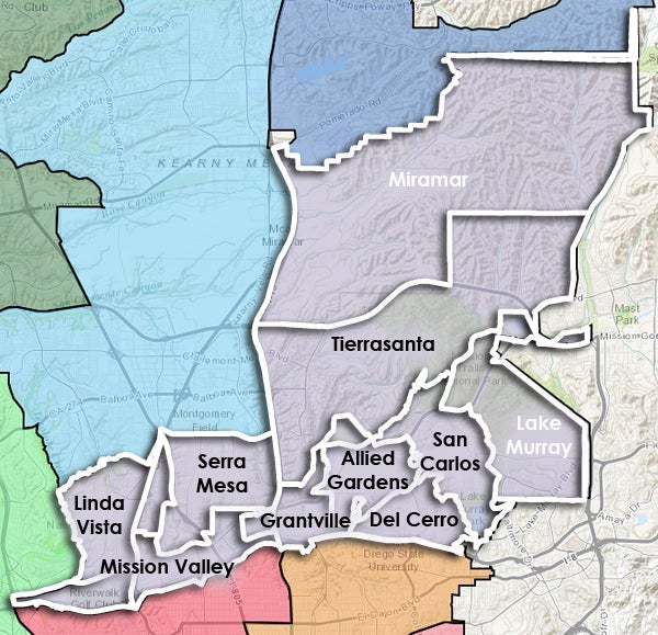 Map of Council District 7