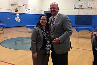 Photo of Councilman Sherman at the Empower Charter School Opening