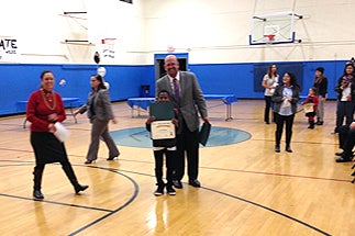 Photo of Councilman Sherman at the Empower Charter School Opening
