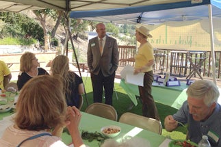 Photo of Councilman Sherman with Volunteers at the Tierrasanta Village and Community Leadership Luncheon