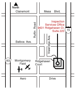 Service Location Map