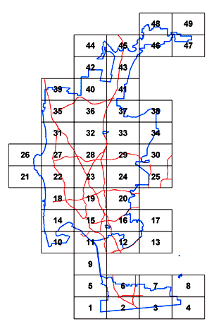 Zoning Grid Map