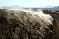 Photo of heated mulch