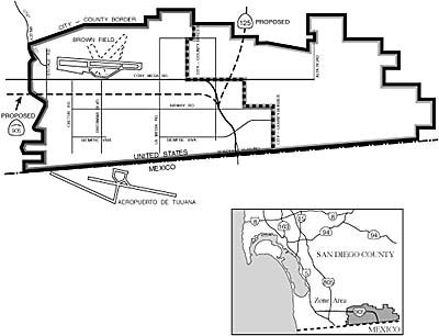 South San Diego RMDZ map