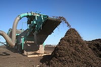 Photo of mulch screened