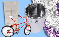 Photo Collage of Products Containing Recycled Aluminum or Steel