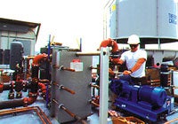Photo of rooftop mechanical systems