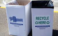 Photo of Event Recycling Containers
