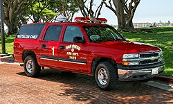 Photo of Battalion Chief's Vehicle