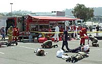 Photo of disaster drill