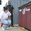 Photo of Group Learning How to Safely Lift a Large Object Using a Safe, Simple Technique