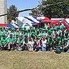 Photo of CERT Class and Helicopter