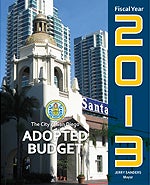 Fiscal Year 2013 Adopted Budget Cover Page