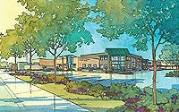 Rendering of Veterans Village