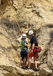 photo of cliff rescue