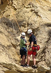 photo of cliff rescue