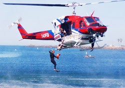 Helicopter training photo