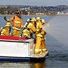 Photo of a Marine Firefighting Crew