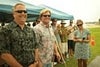 A group of adults clapping