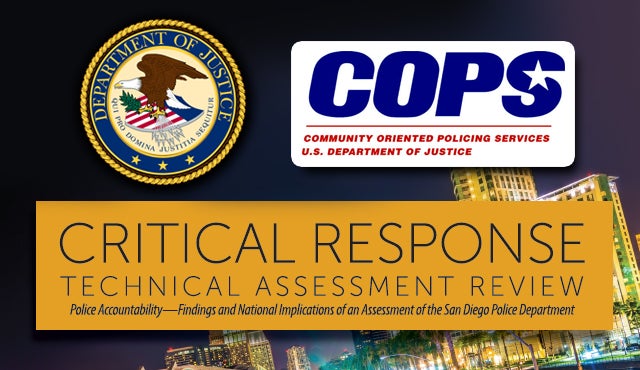 U.S. Department of Justice Releases Report on San Diego ... U.S. Department of Justice Releases Report on San Diego ...