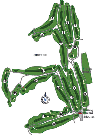 Map of North Course