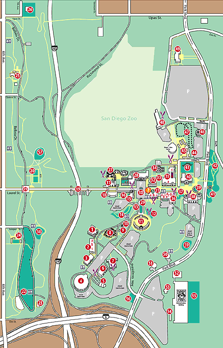 Map of Balboa Park