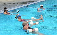 Photo of Swimmers at a Water Fitness Class