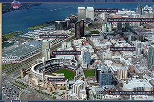 Aerial View of Petco Park