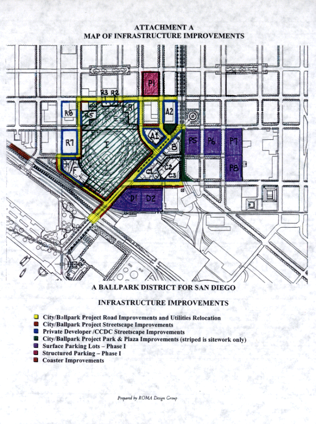 Attachment A - Map of Infrastructure Improvements