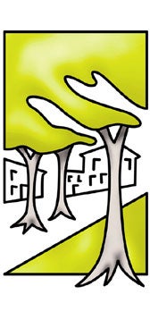 Illustration of Trees and Neighborhood Illustration of Trees and Neighborhood