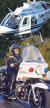 Photos of Police Helicopter and Traffic Officer Photos of Police Helicopter and Traffic Officer