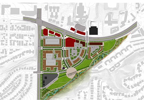 Map of Chollas Triangle Plan