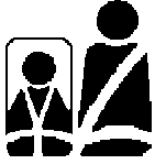 Illustration of people wearing safety belts