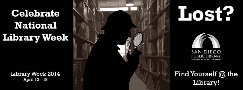 Image of Libary Week, April 13 to April 19, 2041 Libary Week, April 13 to April 19, 2014