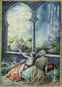 Illustration from the Rubaiyat