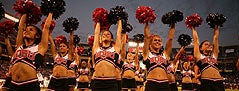 Image of SDSU Aztecs Football Cheerleaders