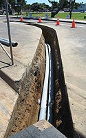 Photo of Trench and Cable Photo of Trench and Cable