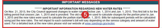 5. Bill message