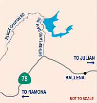 Sutherland Reservoir Map