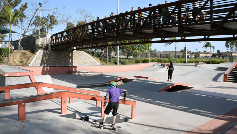 Skate park in Linda Vista